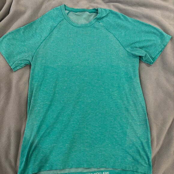 Lululemon Metal Vent Tech Short-Sleeve Shirt Green - Picture 1 of 6